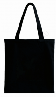 Хлопковая сумка шоппер для переноса изображения (черный)