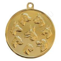 Медаль 023.01 собаки, золото
