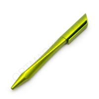 Ручка под нанесение логотипа, цвет зелёный