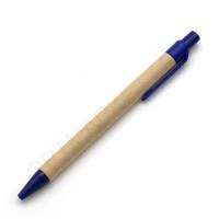 Ручка автоматическая бумажная, цвет синий