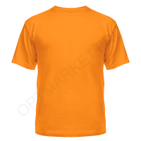 Футболка мужская, плотность 160 г/м2, цвет оранжевый