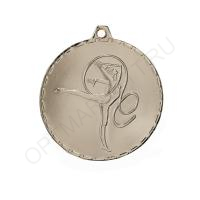 Медаль 517.02 серебро, 50 мм, Худ.Гимнастика