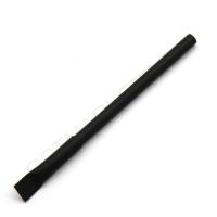 Ручка шариковая бумажная с колпачком, цвет черный