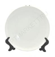 Тарелка фарфоровая 3D круглая для сублимации 20см, в индивидуальной упаковке