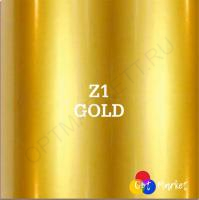 Термотрансферная пленка FLEX  Z1, ПВХ (Китай) - Металлик Золото (50см х 1м), 10505