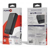 Внешний аккумулятор FUMIKO PB02 20000 мАч черный (FPB02-01)